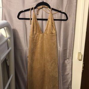 Suede Dress
